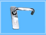 Aluminium Door Lever Lock Concealed Standard 