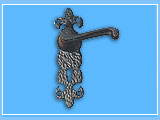 Antique Lever Lock Fleur-de-Lyes