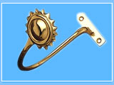 Brass Curtain Holders, Brass Hardware Fittings