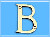 Brass Alphabets