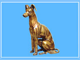 Brass Dog Sitting